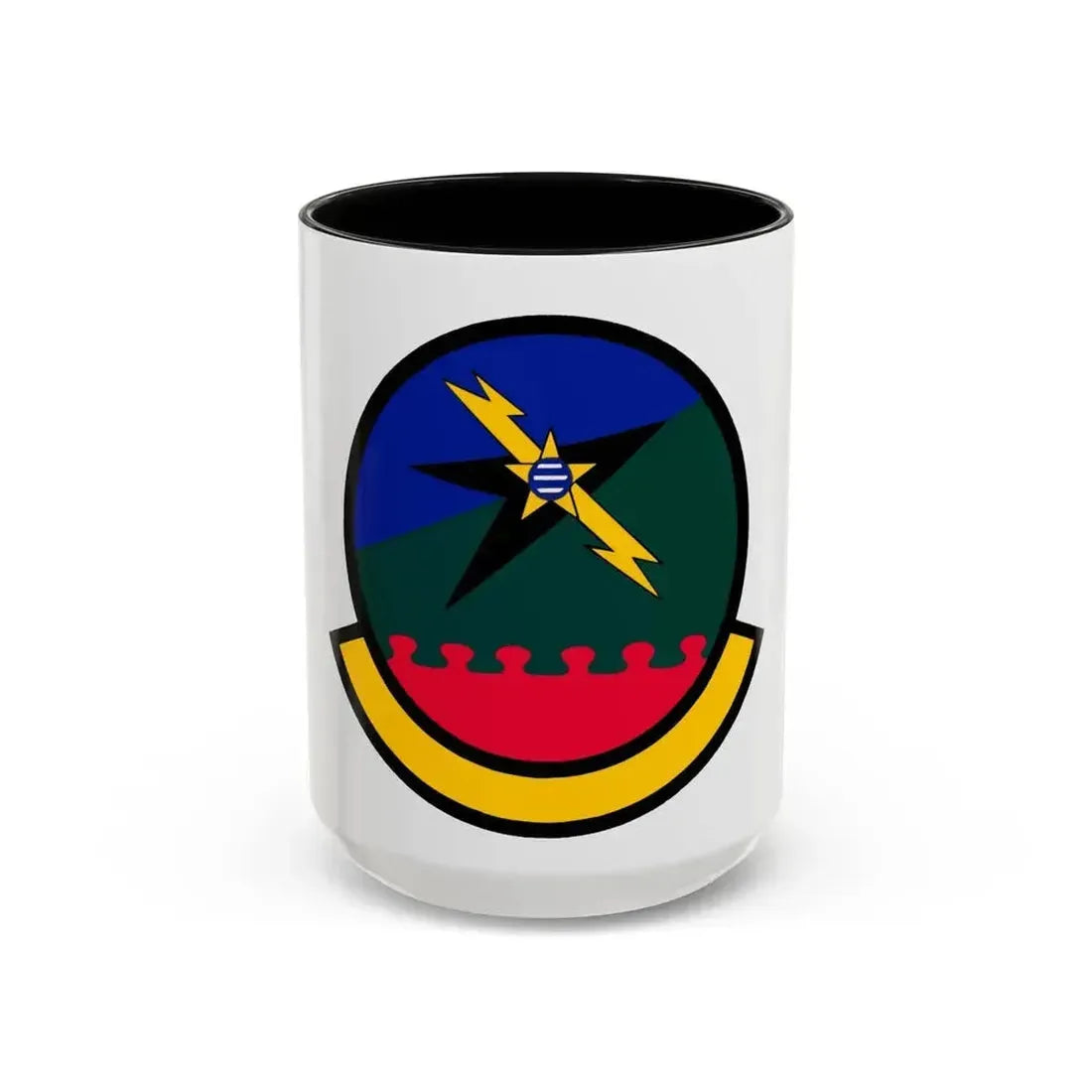 712 Air Support Operations Squadron ACC (U.S. Air Force) Accent Coffee Mug 15oz Black - Go Mug Yourself