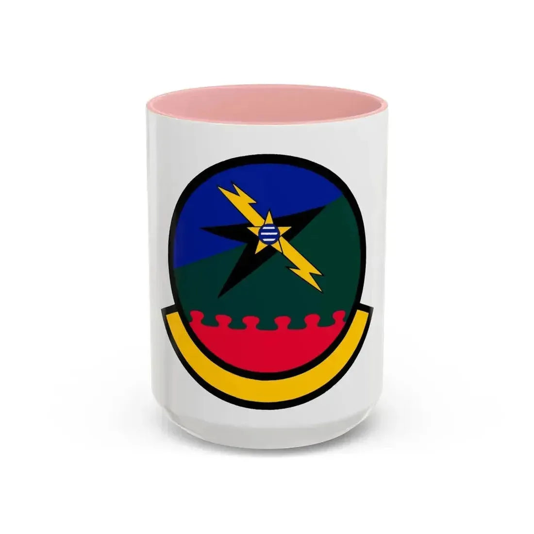 712 Air Support Operations Squadron ACC (U.S. Air Force) Accent Coffee Mug 15oz Pink - Go Mug Yourself