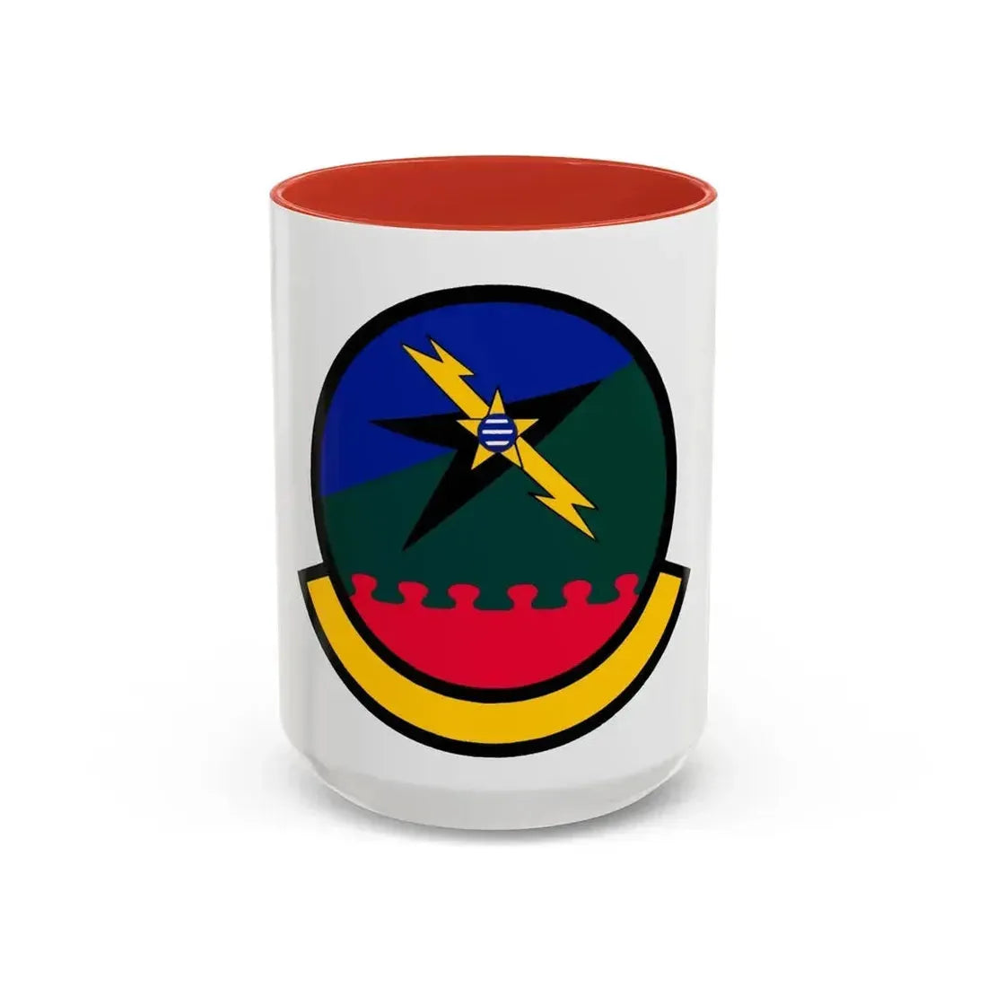 712 Air Support Operations Squadron ACC (U.S. Air Force) Accent Coffee Mug 15oz Red - Go Mug Yourself