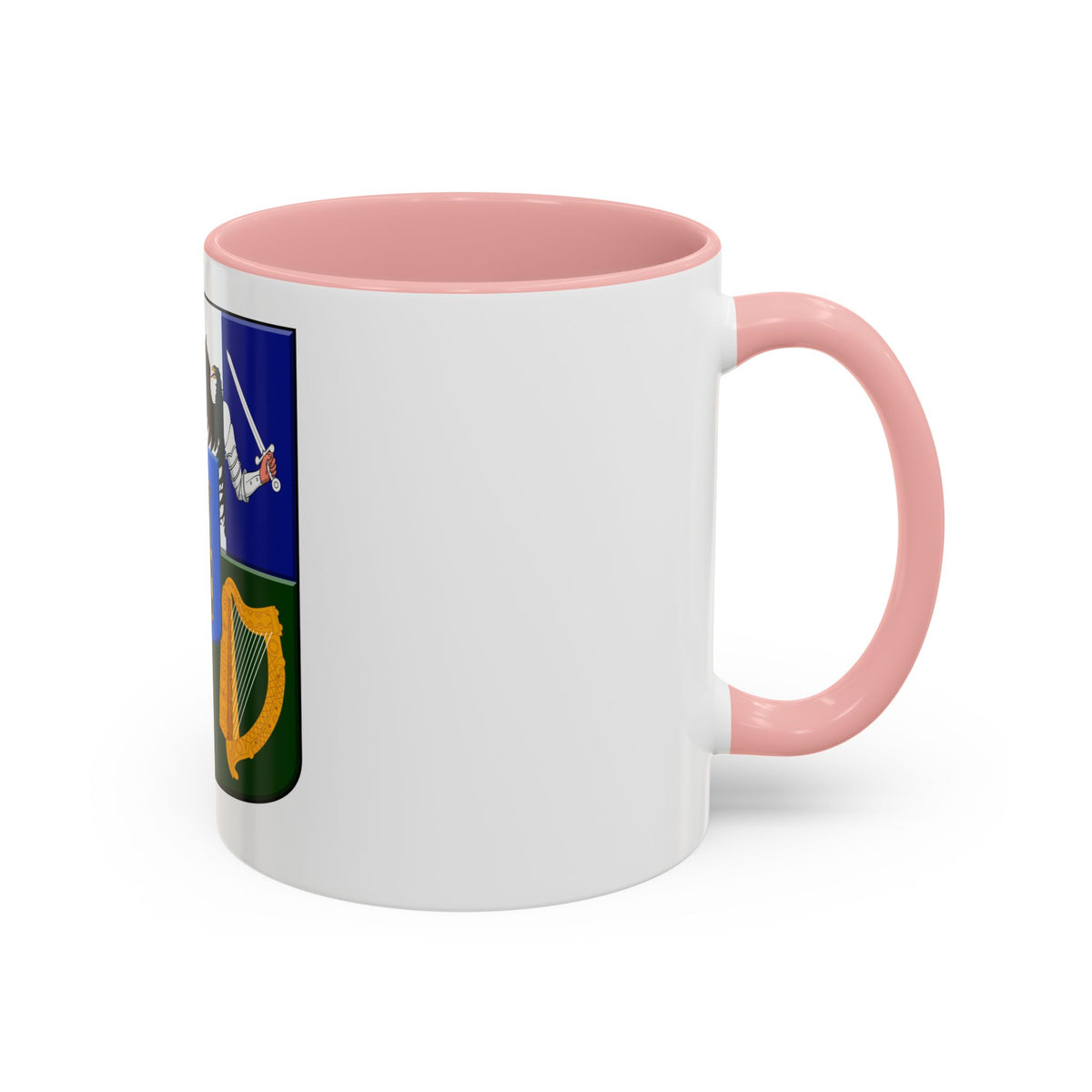 Provincial arms of Ireland, 1651 - Accent Coffee Mug