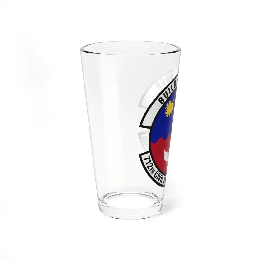 712th Civil Engineer Squadron (U.S. Air Force) Pint Glass 16oz - Go Mug Yourself