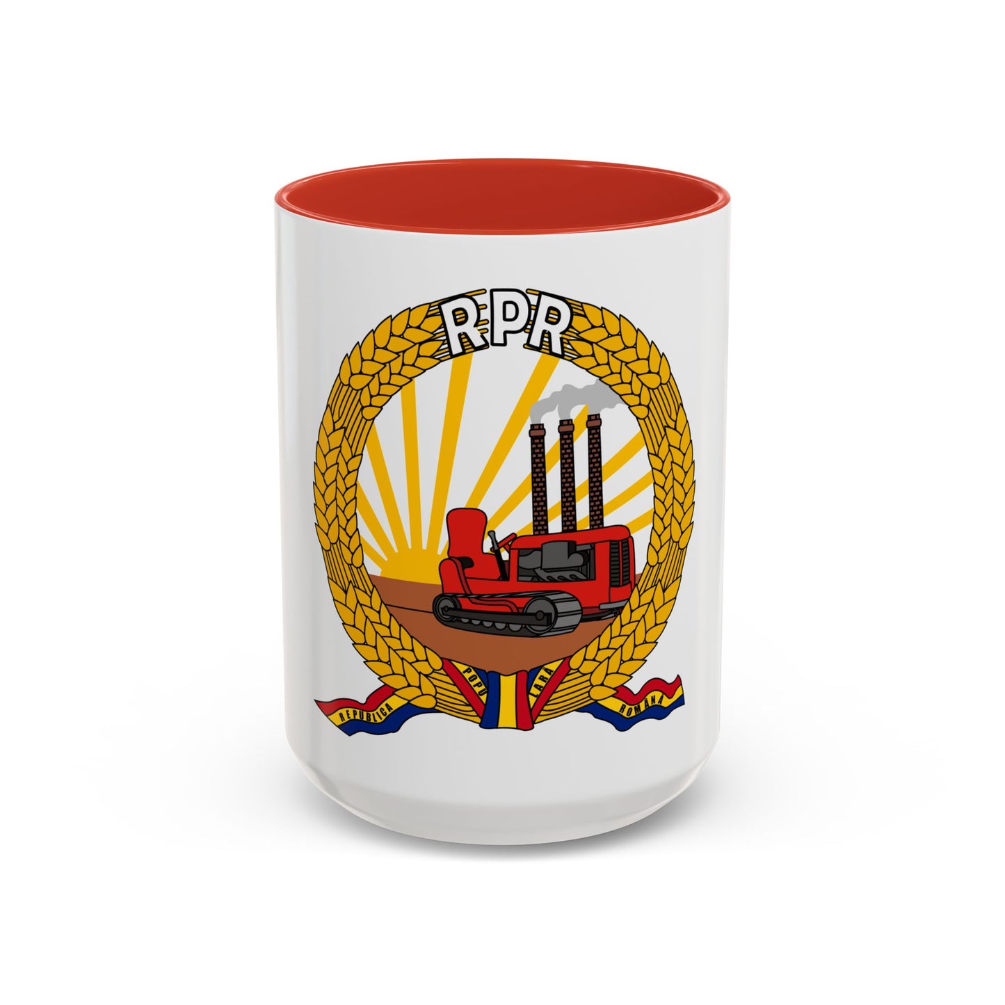 Coat of arms of Romania (January-March 1948) - Accent Coffee Mug