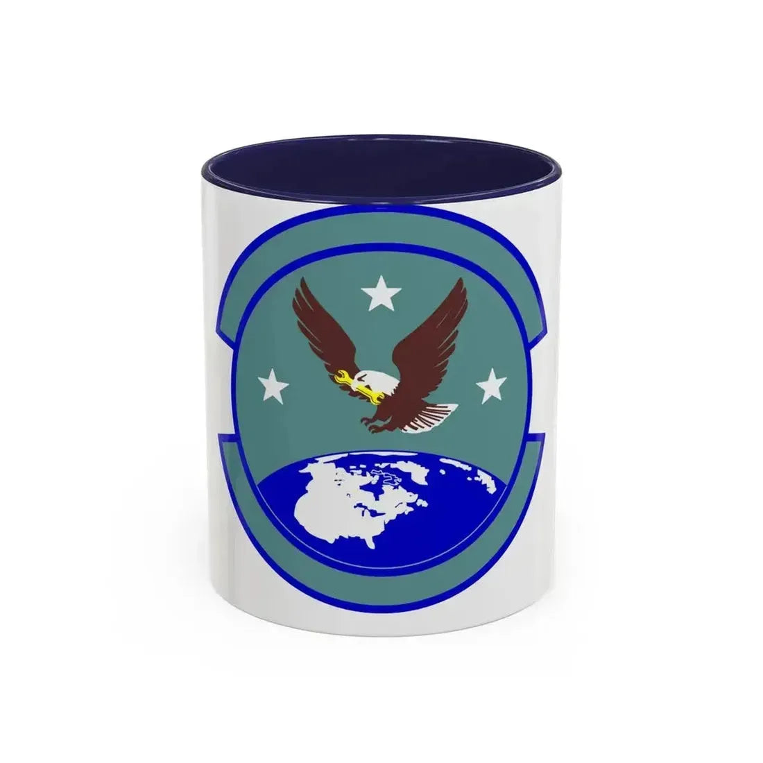 714 Aircraft Maintenance Squadron AFRC (U.S. Air Force) Accent Coffee Mug 11oz Navy - Go Mug Yourself