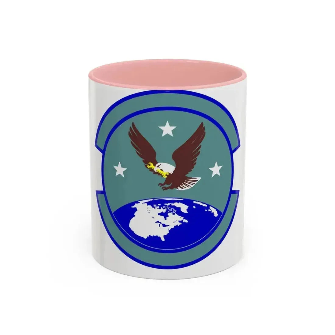 714 Aircraft Maintenance Squadron AFRC (U.S. Air Force) Accent Coffee Mug 11oz Pink - Go Mug Yourself