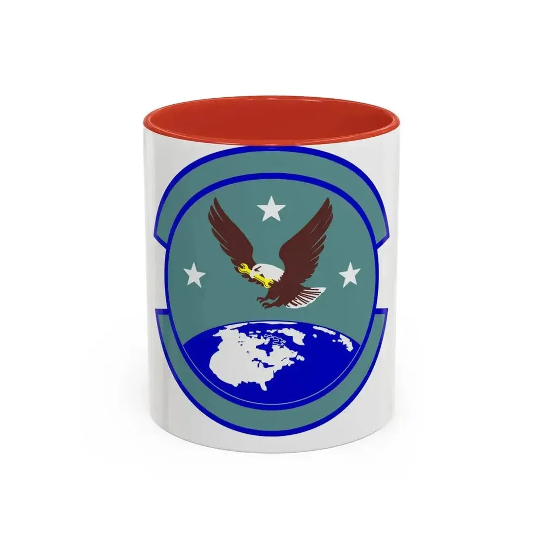 714 Aircraft Maintenance Squadron AFRC (U.S. Air Force) Accent Coffee Mug 11oz Red - Go Mug Yourself