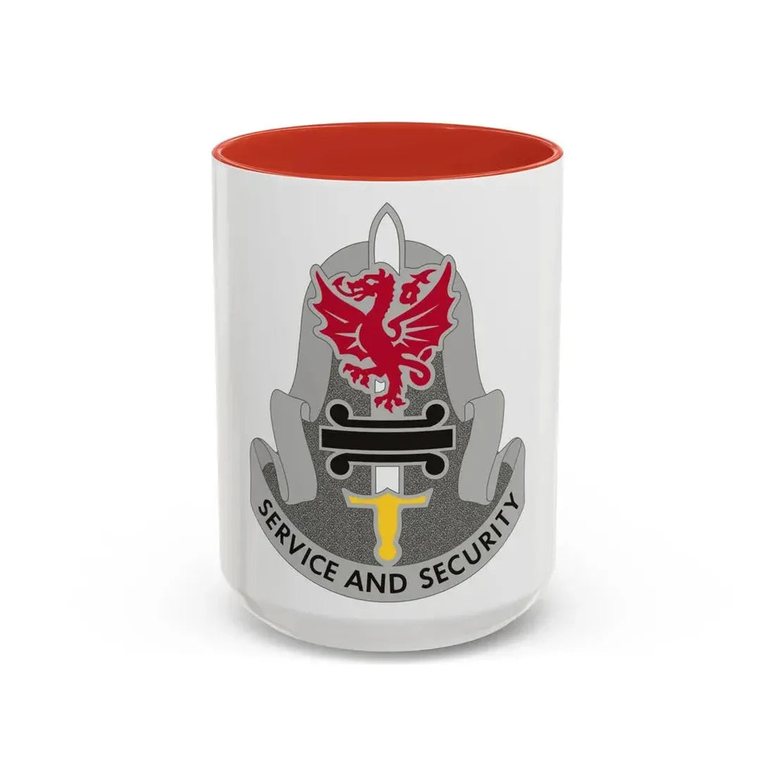 716 Military Intelligence Battalion (U.S. Army) Accent Coffee Mug 15oz Red - Go Mug Yourself