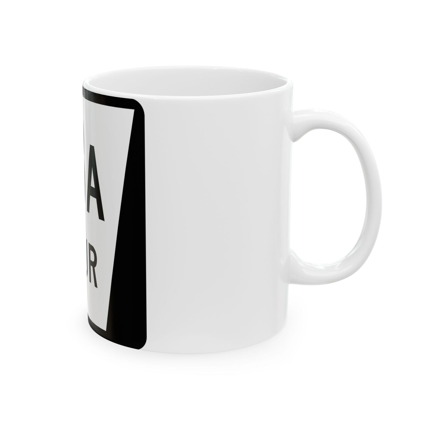 N SPUR 13A (Nebraska) (Road Sign) White Coffee Mug