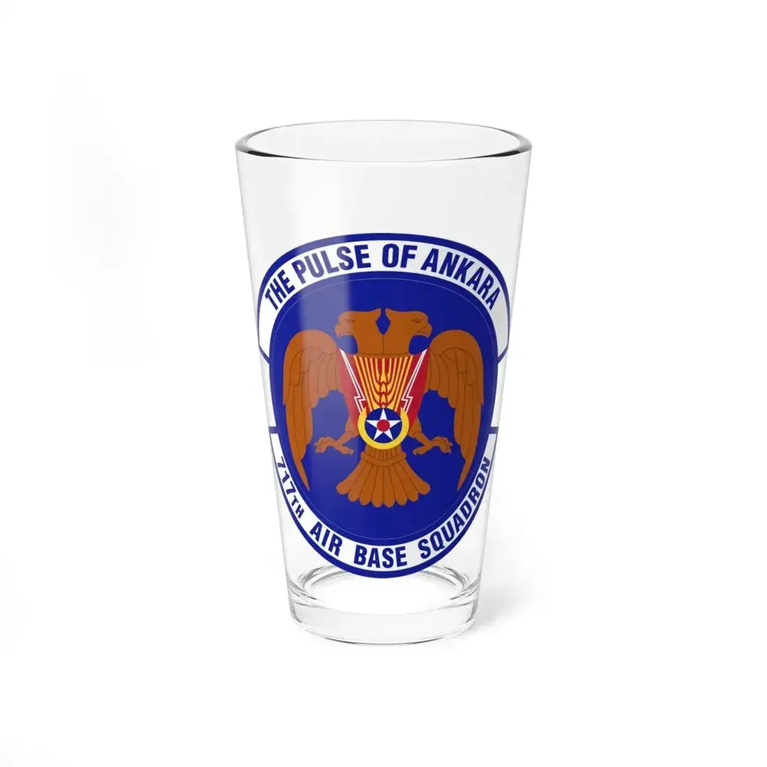 717th Air Base Squadron (U.S. Air Force) Pint Glass 16oz 16oz - Go Mug Yourself