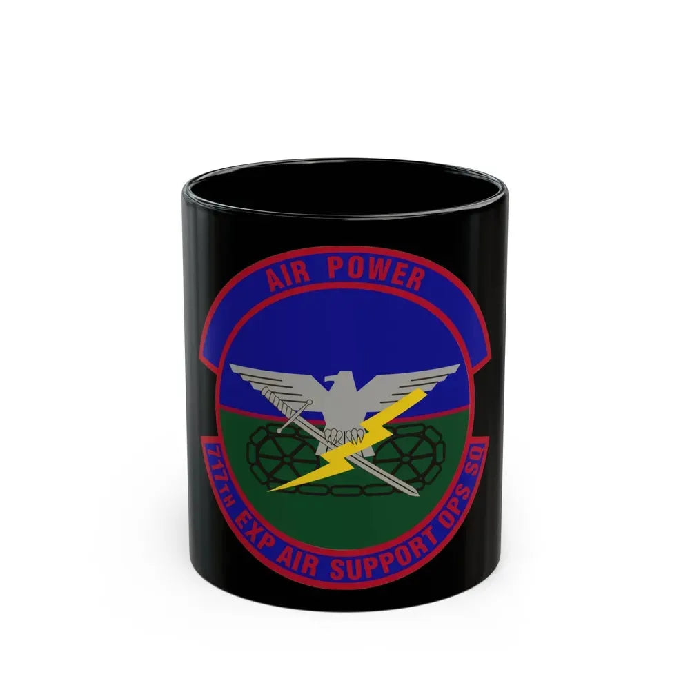 717th Expeditionary Air Support Operations Squadron (U.S. Air Force) Black Coffee Mug 11oz - Go Mug Yourself