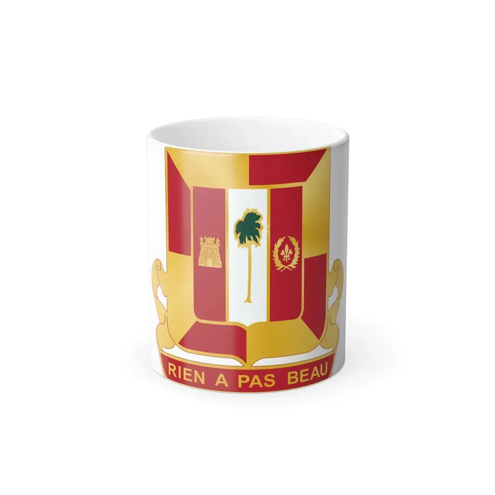 718th Antiaircraft Artillery Gun Battalion (U.S. Army) Color Changing Coffee Mug 11oz - Go Mug Yourself