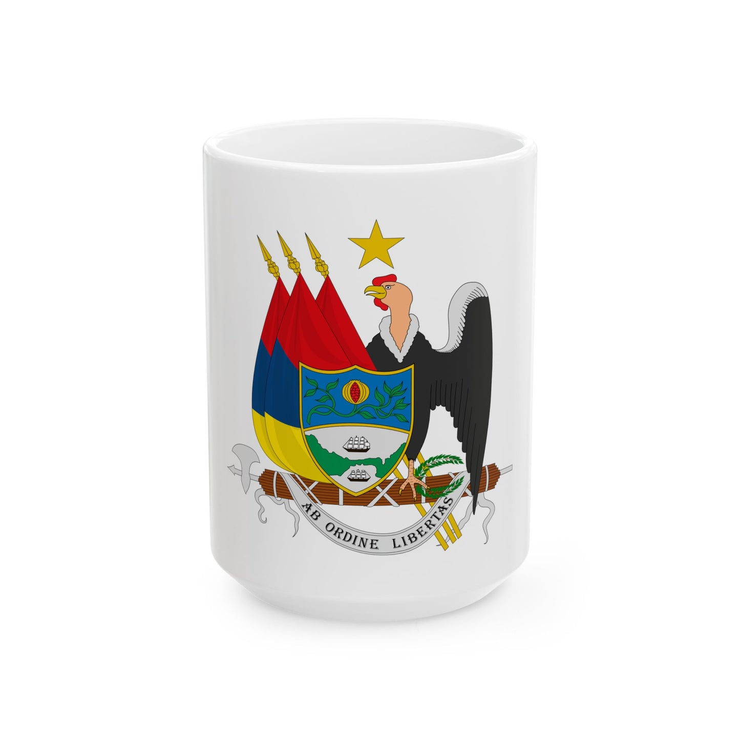 Coat of arms of New Granada (1854) - White Coffee Mug