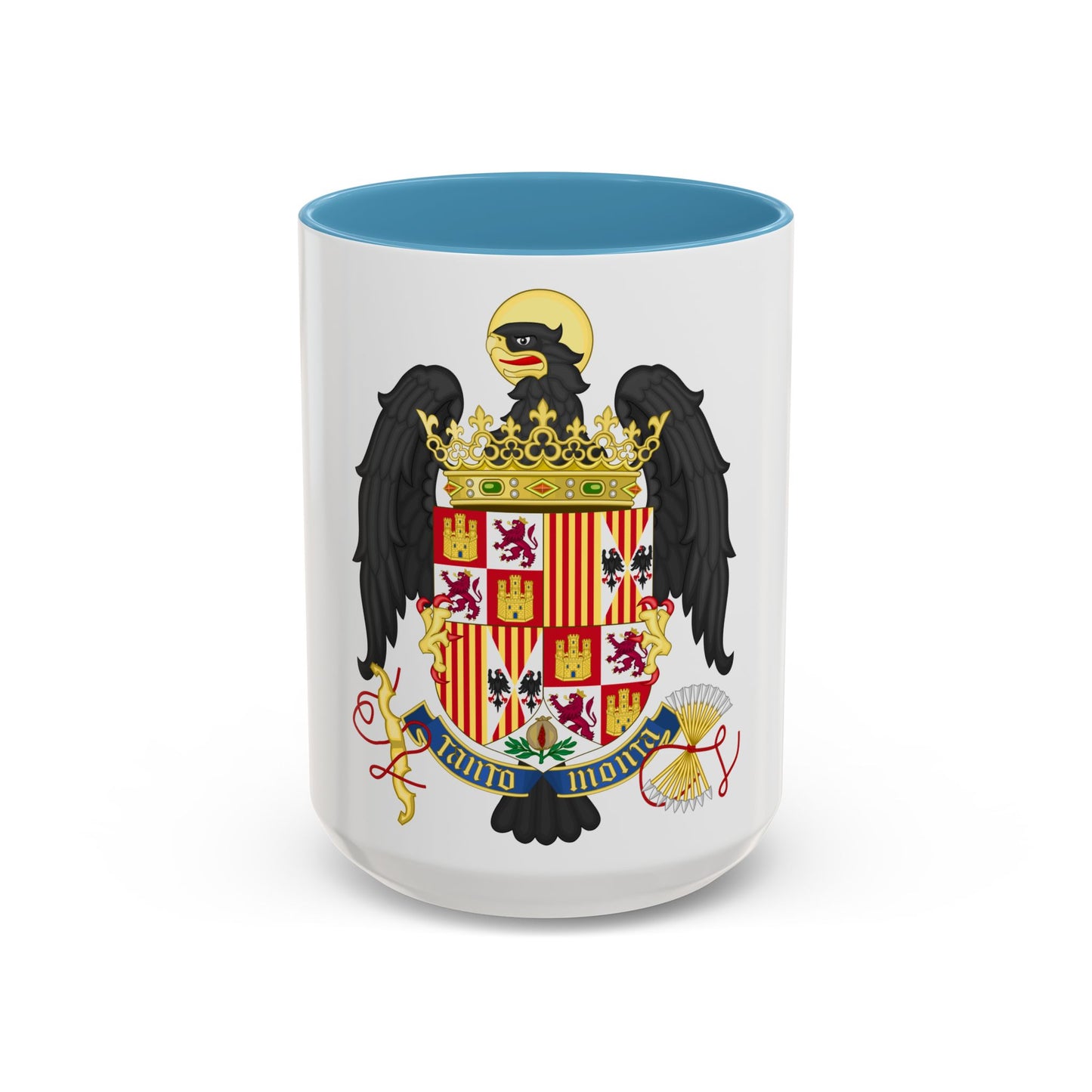 Coat of Arms of Queen Isabella of Castile (1492-1504) - Accent Coffee Mug