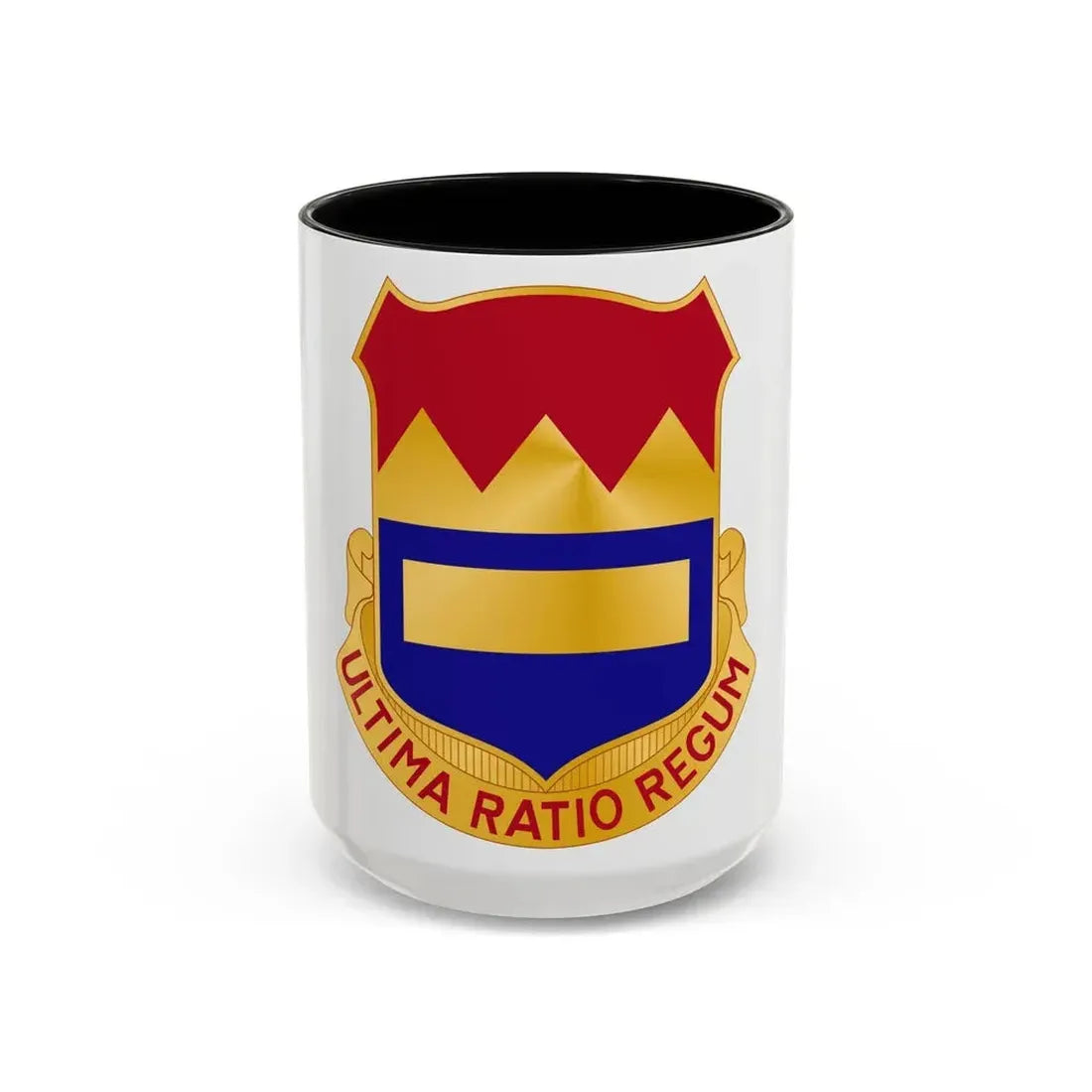 719th Antiaircraft Artillery Battalion (U.S. Army) Accent Coffee Mug 15oz Black - Go Mug Yourself