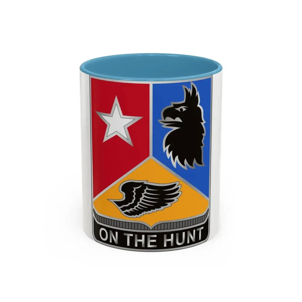 71st Expeditionary Military Intelligence Brigade 2 (U.S. Army) Accent Coffee Mug 11oz Light Blue - Go Mug Yourself