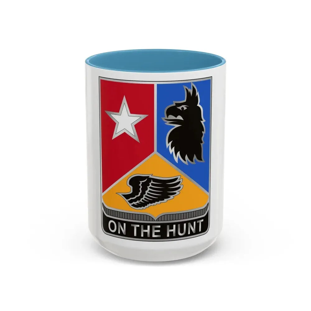71st Expeditionary Military Intelligence Brigade 2 (U.S. Army) Accent Coffee Mug 15oz Light Blue - Go Mug Yourself