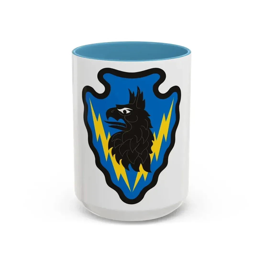 71st Expeditionary Military Intelligence Brigade (U.S. Army) Accent Coffee Mug 15oz Light Blue - Go Mug Yourself