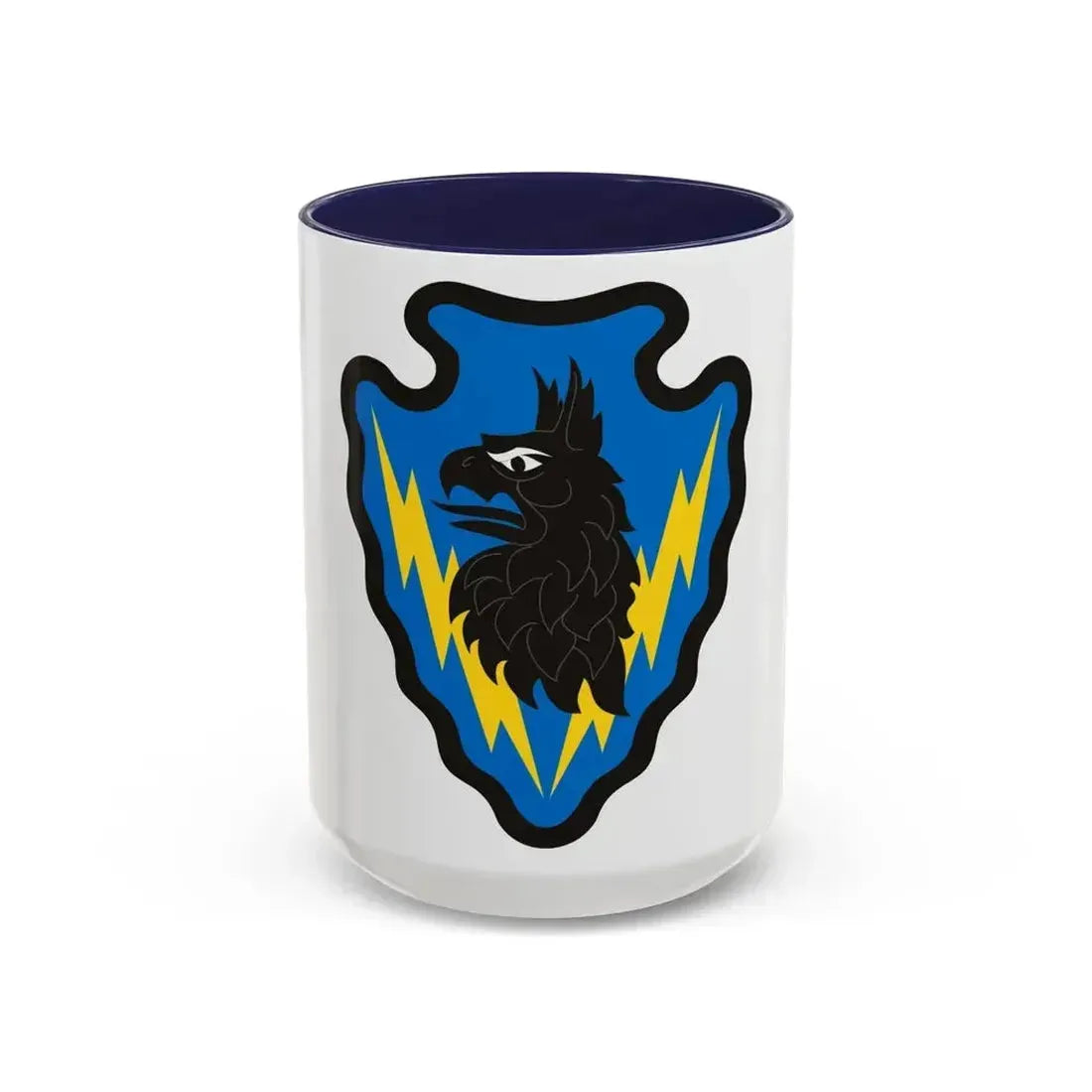 71st Expeditionary Military Intelligence Brigade (U.S. Army) Accent Coffee Mug 15oz Navy - Go Mug Yourself
