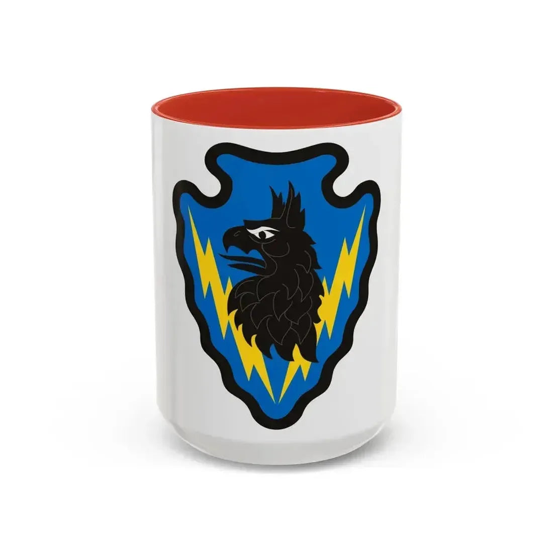 71st Expeditionary Military Intelligence Brigade (U.S. Army) Accent Coffee Mug 15oz Red - Go Mug Yourself