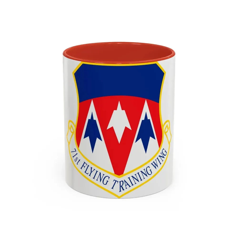 71st Flying Training Wing (U.S. Air Force) Accent Coffee Mug 11oz Red - Go Mug Yourself