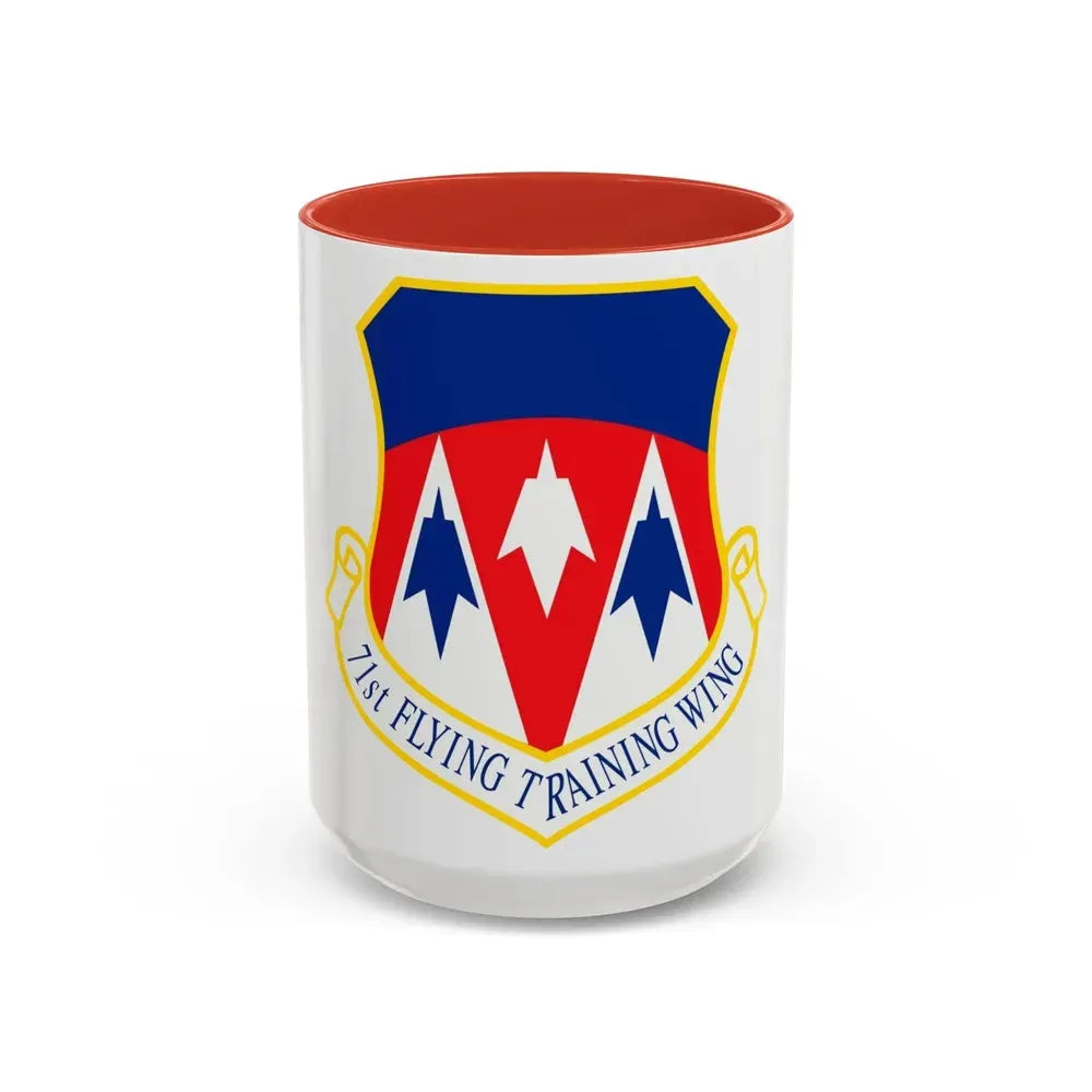 71st Flying Training Wing (U.S. Air Force) Accent Coffee Mug 15oz Red - Go Mug Yourself