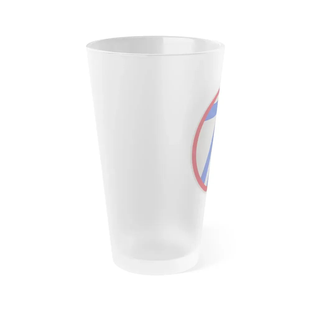 71st Infantry Division (U.S. Army) Frosted Pint Glass 16oz - Go Mug Yourself