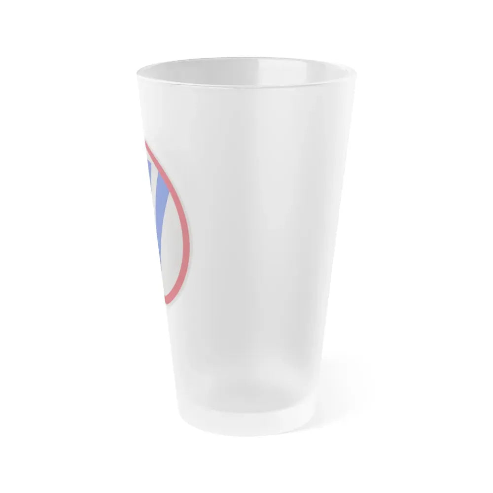 71st Infantry Division (U.S. Army) Frosted Pint Glass 16oz - Go Mug Yourself