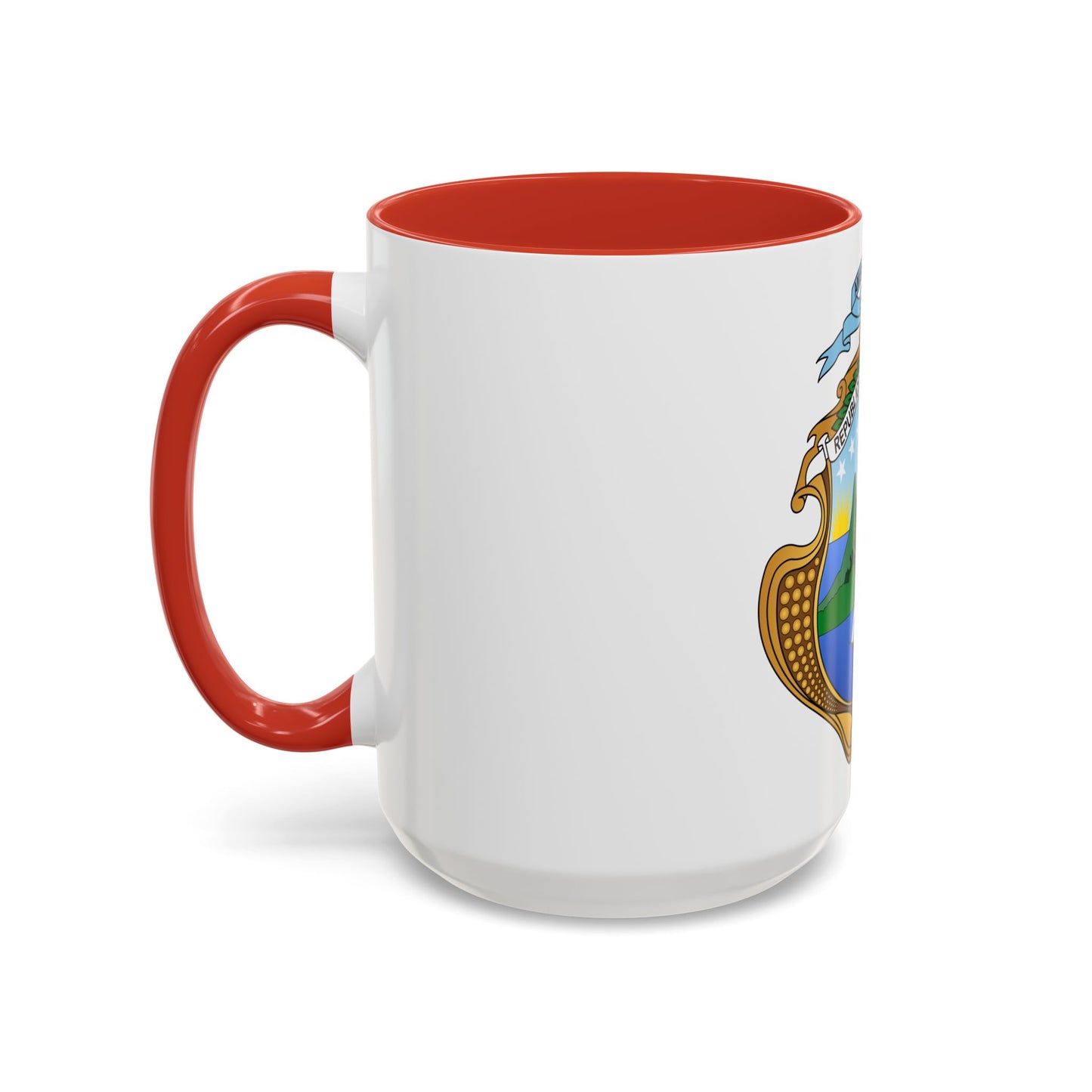 Coat of arms of Costa Rica (1964-1998) - Accent Coffee Mug