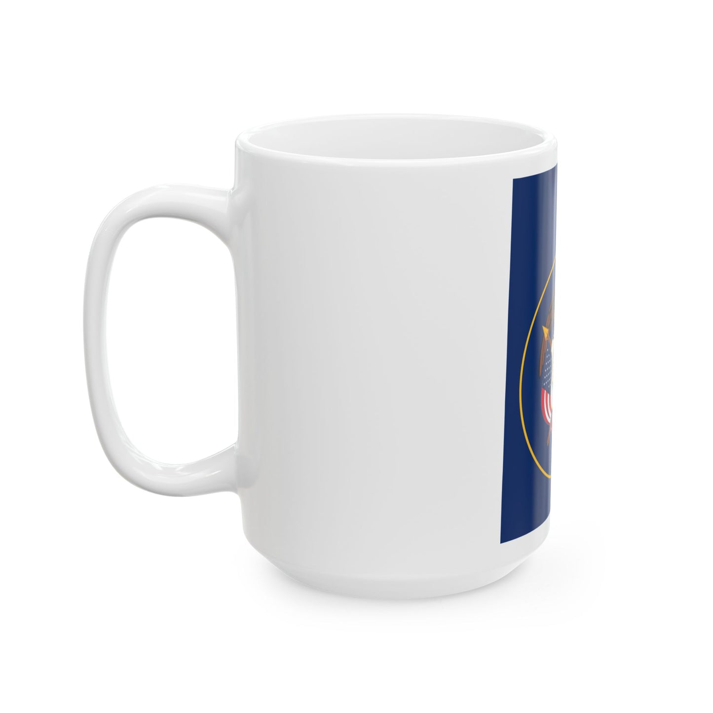 Flag-map of Utah (United States) White Coffee Mug