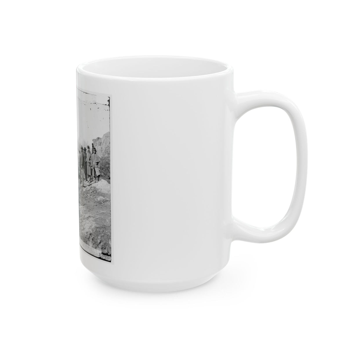 James River, Va. View Of The Completed Dutch Gap Canal (U.S. Civil War) White Coffee Mug