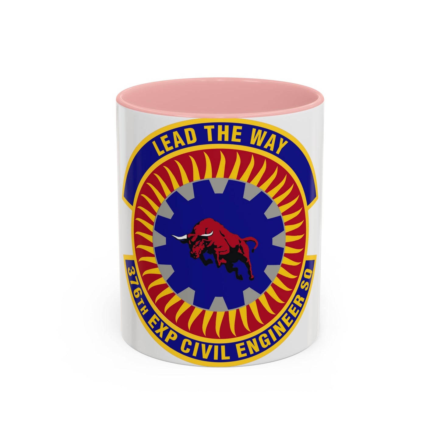 376th Expeditionary Civil Engineer Squadron (U.S. Air Force) Accent Coffee Mug
