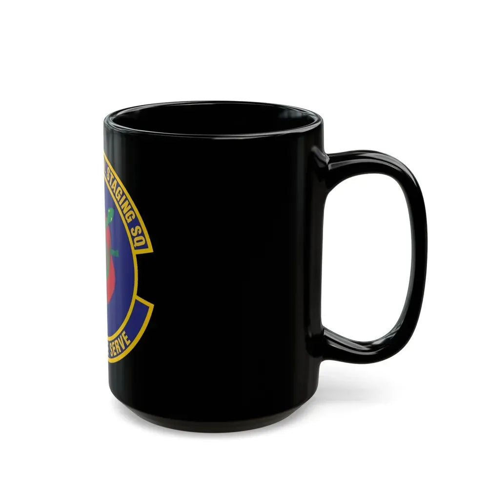 722d Aeromedical Staging Squadron (U.S. Air Force) Black Coffee Mug - Go Mug Yourself