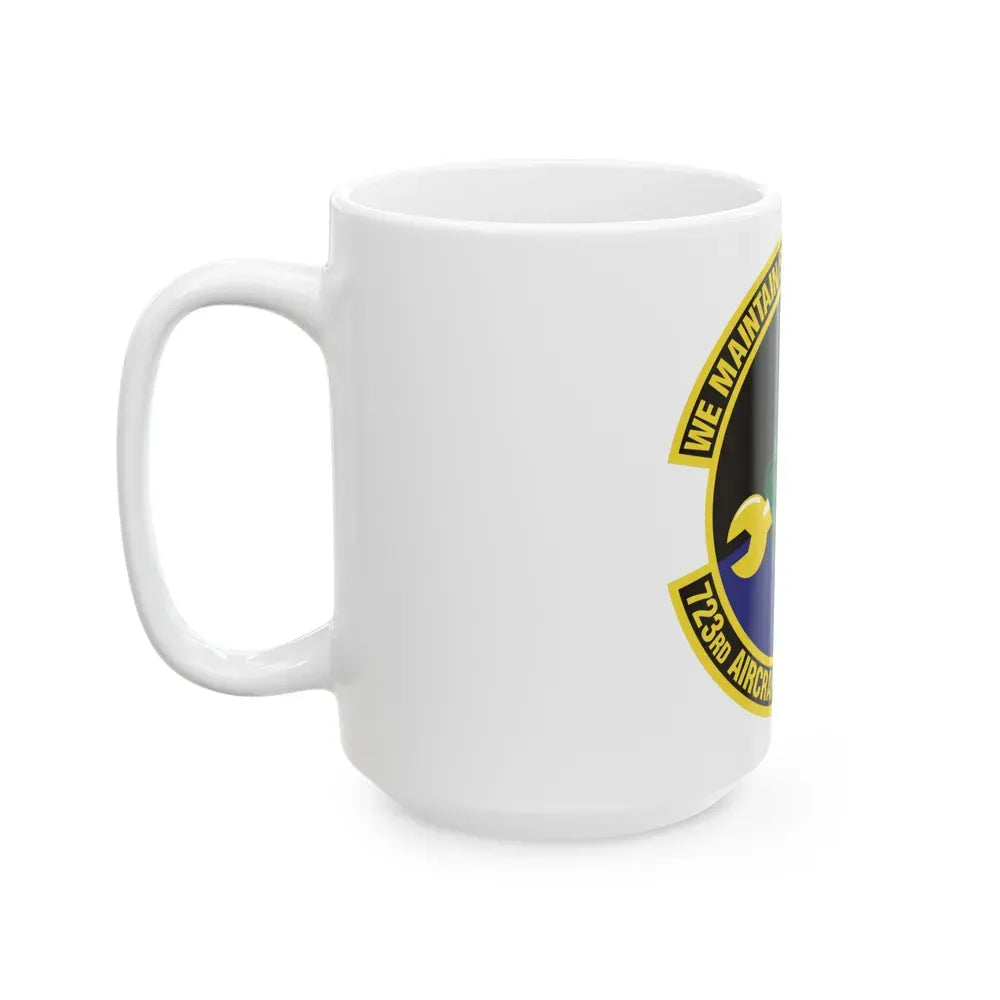 723d Aircraft Maintenance Squadron (U.S. Air Force) White Coffee Mug - Go Mug Yourself