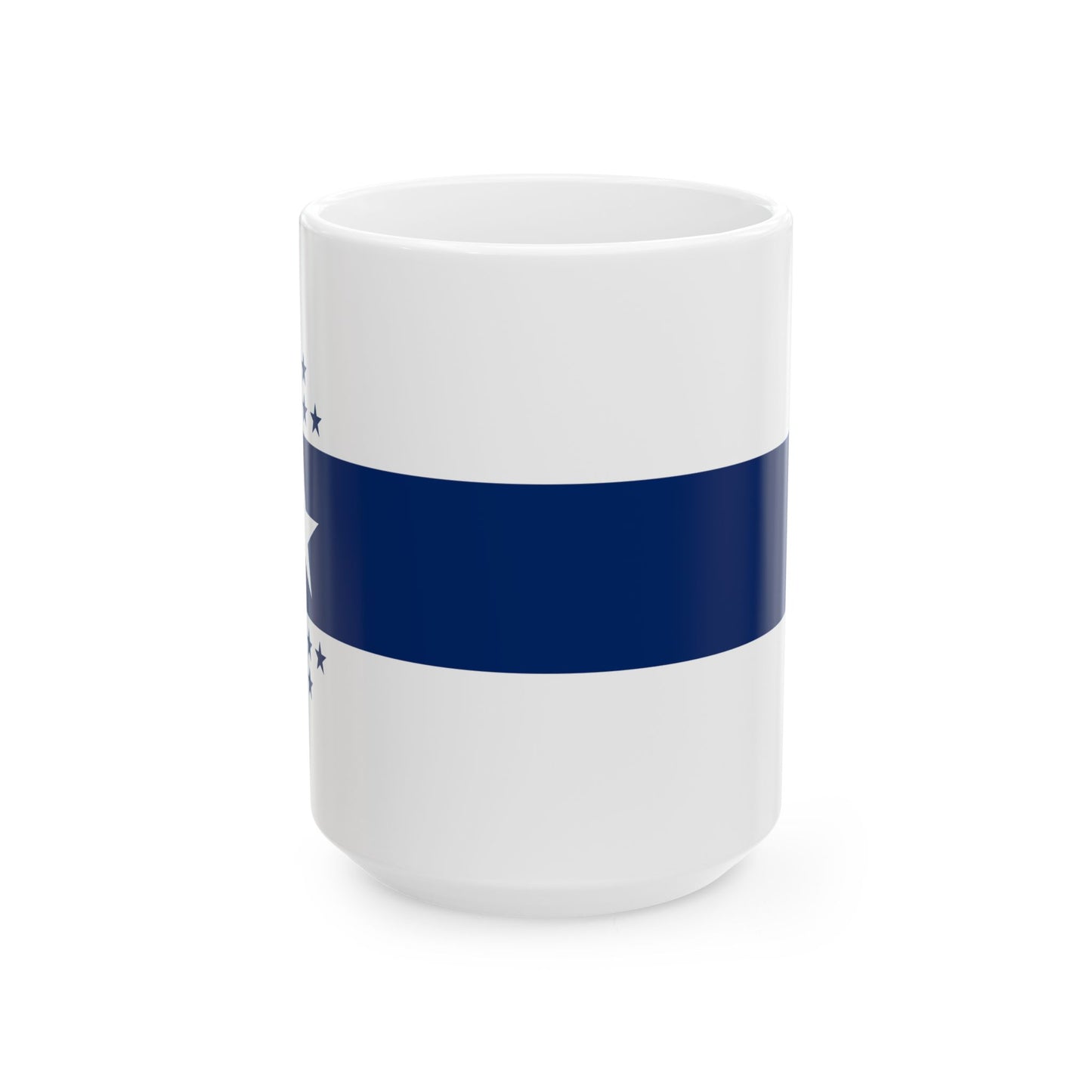 Illinois Centennial Flag (United States) White Coffee Mug