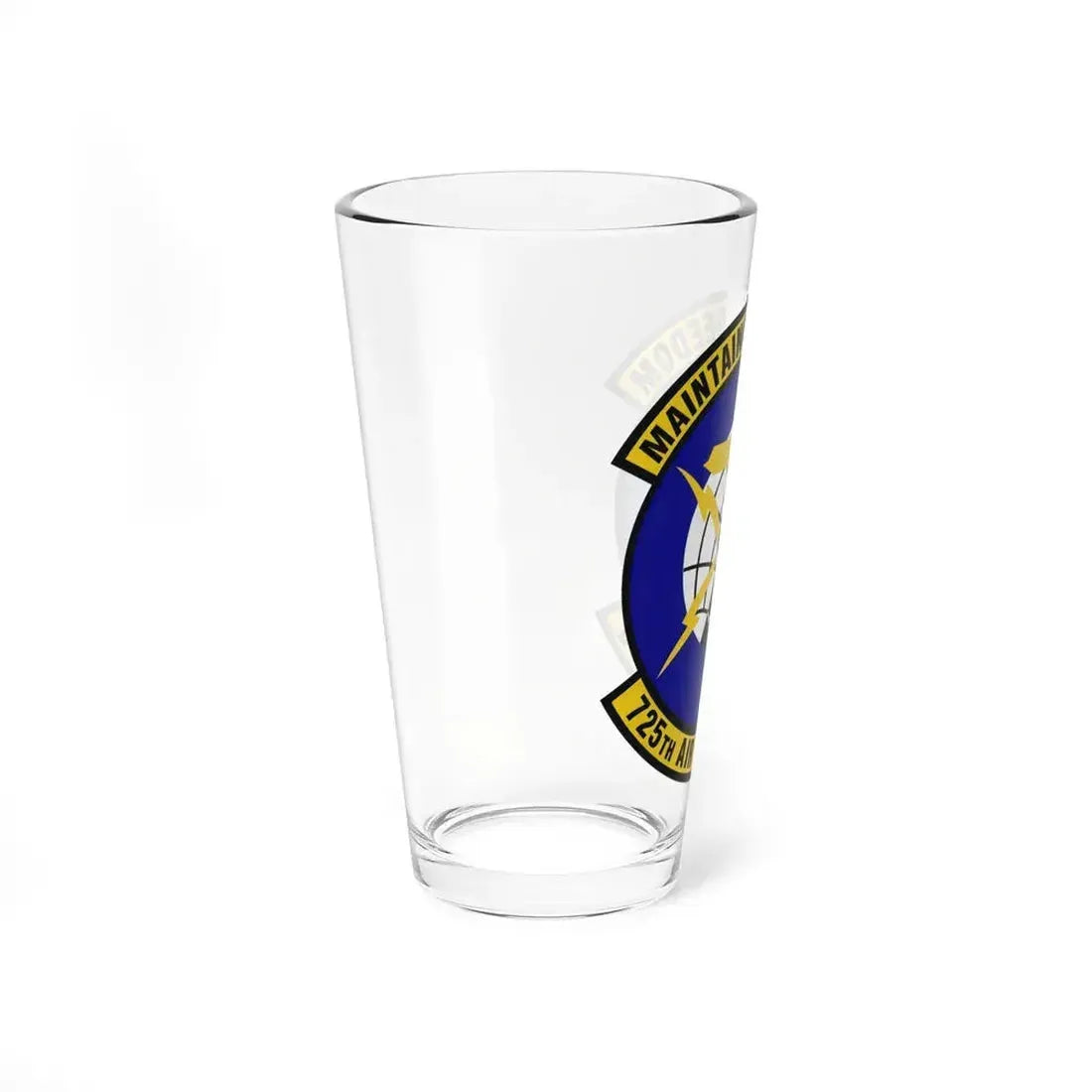 725 Air Mobility Squadron AMC (U.S. Air Force) Pint Glass 16oz - Go Mug Yourself