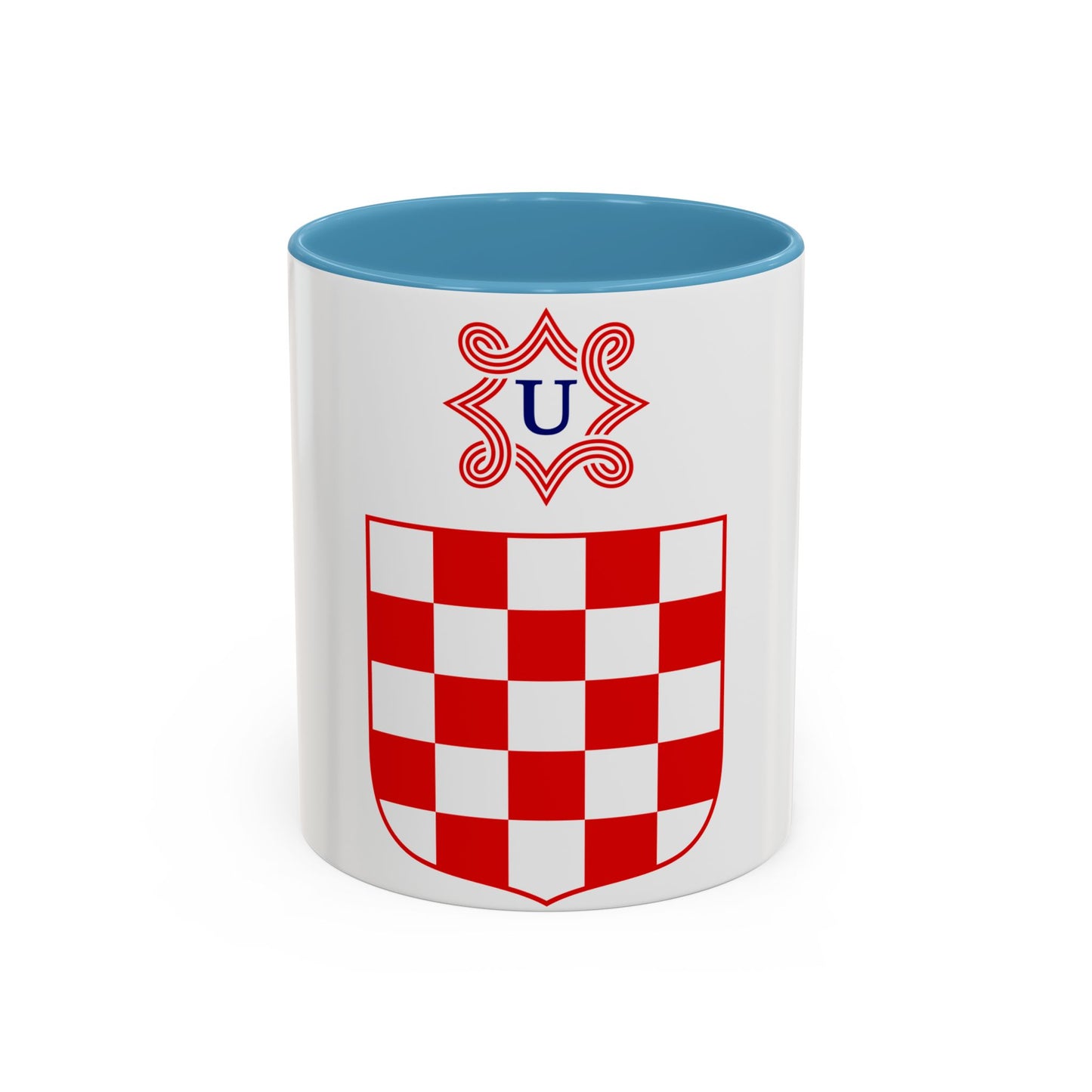 Coat of arms of the Independent State of Croatia - Accent Coffee Mug