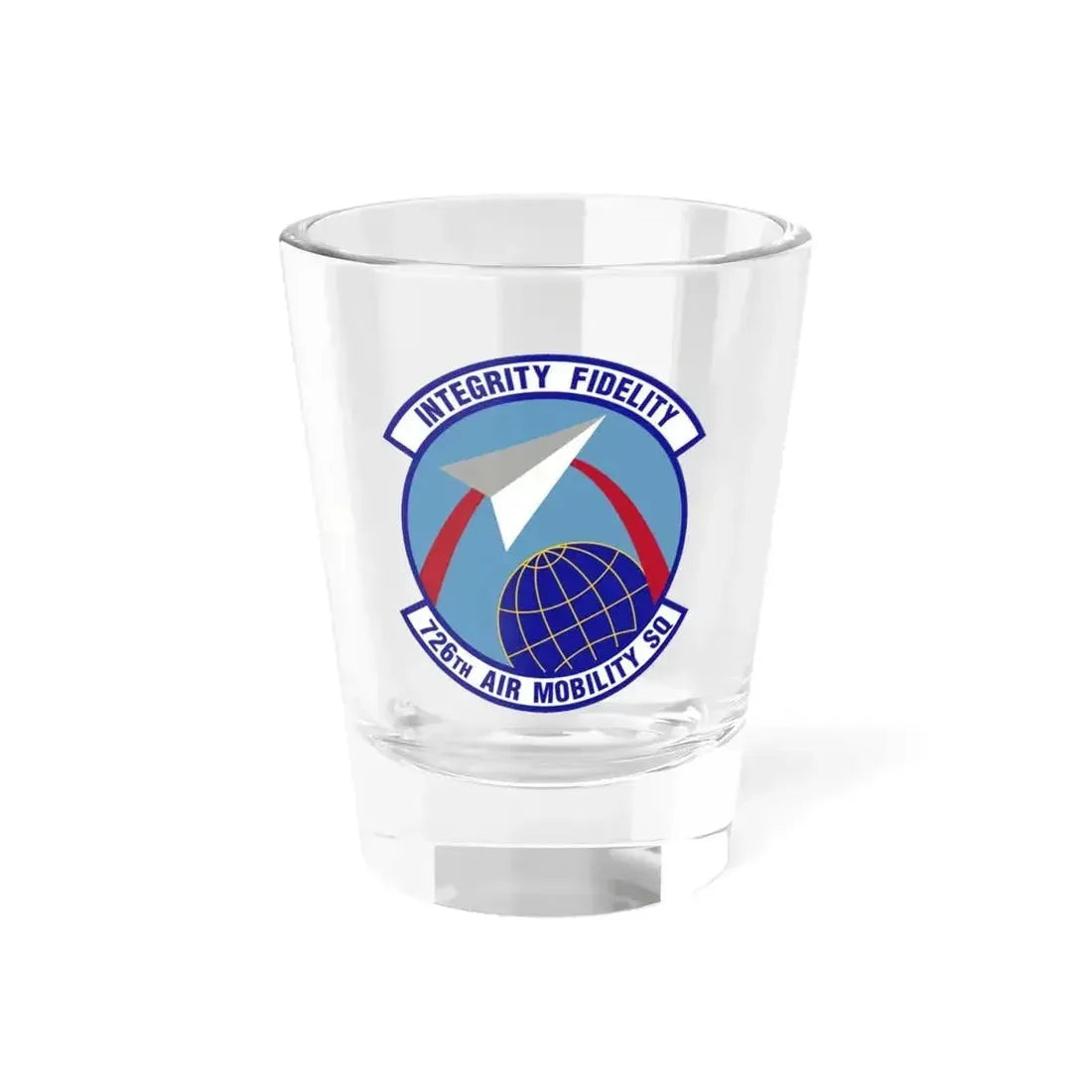 726 Air Mobility Sq AMC (U.S. Air Force) Shot Glass 1.5oz 1.5oz - Go Mug Yourself