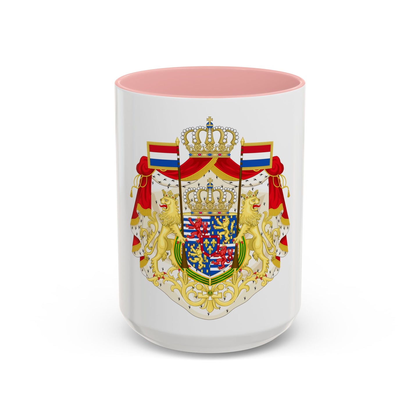 Greater coat of arms of the Grand Duke of Luxembourg (2000) - Accent Coffee Mug