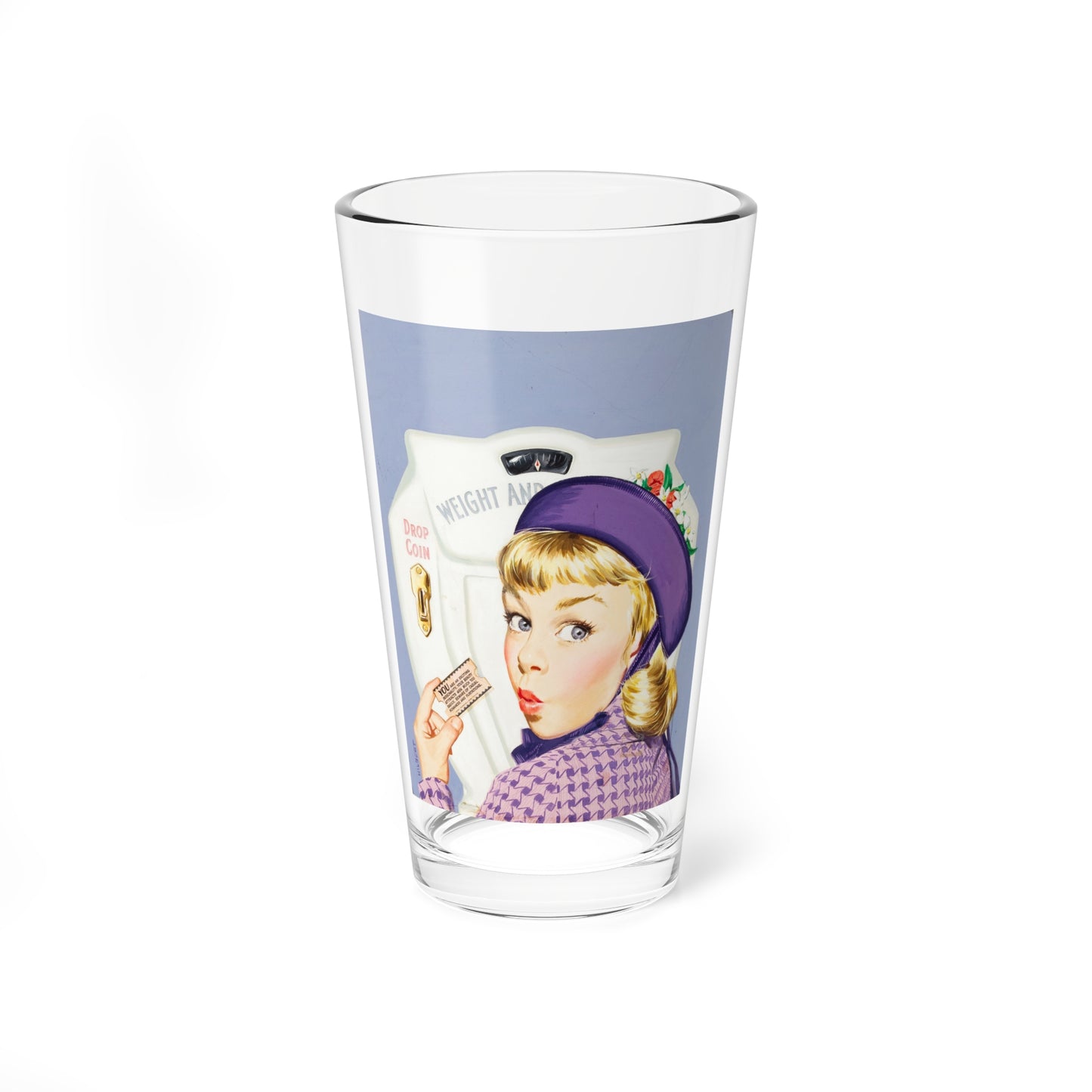 Her Fortune, American Weekly cover, October 5, 1952 - Pint Glass 16oz