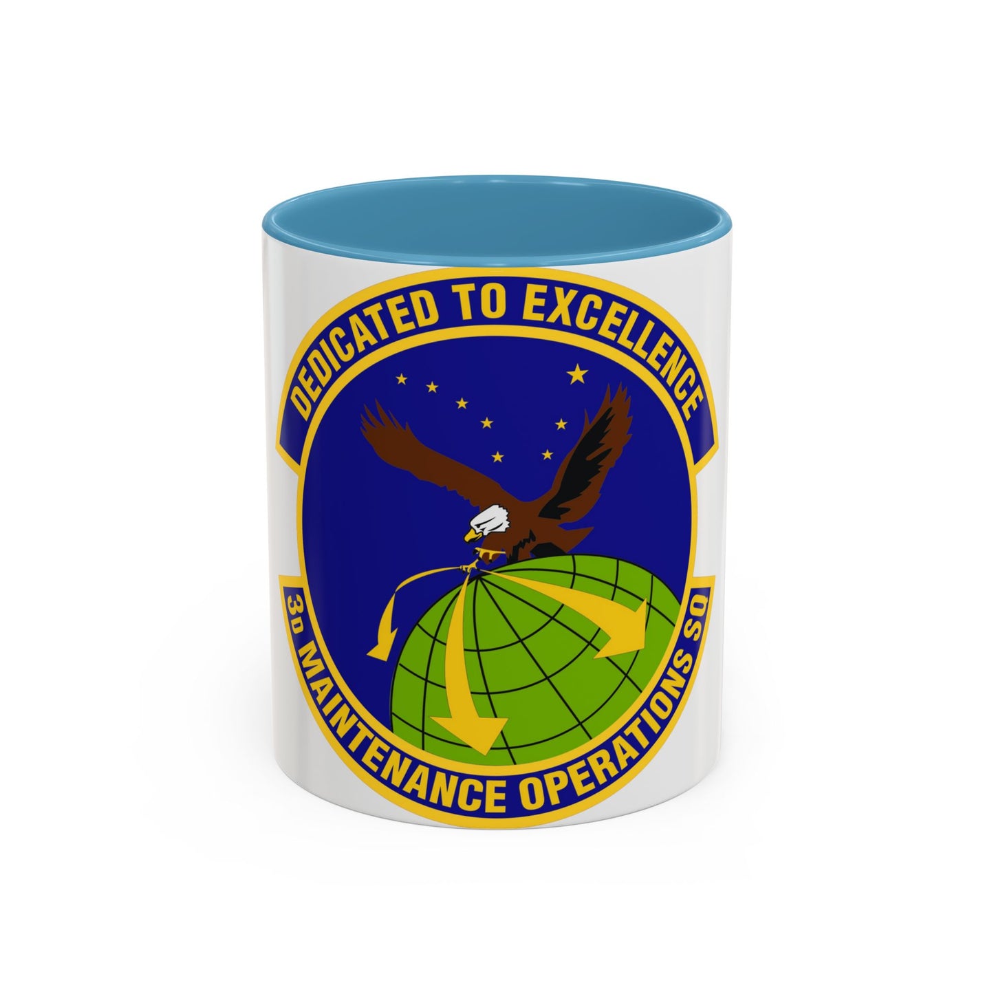 3d Maintenance Operations Squadron (U.S. Air Force) Accent Coffee Mug