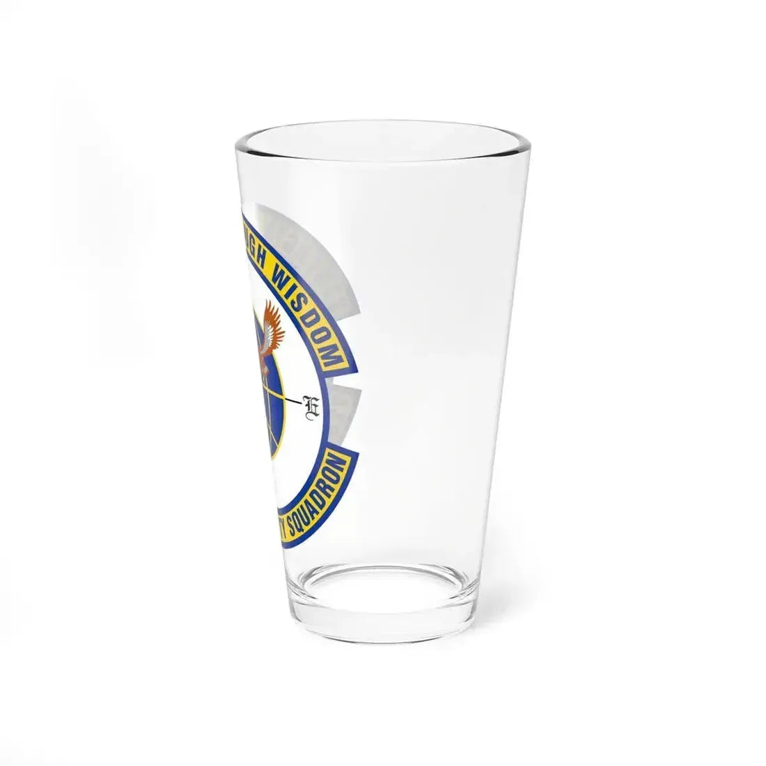 728 Air Mobility Squadron AMC (U.S. Air Force) Pint Glass 16oz - Go Mug Yourself