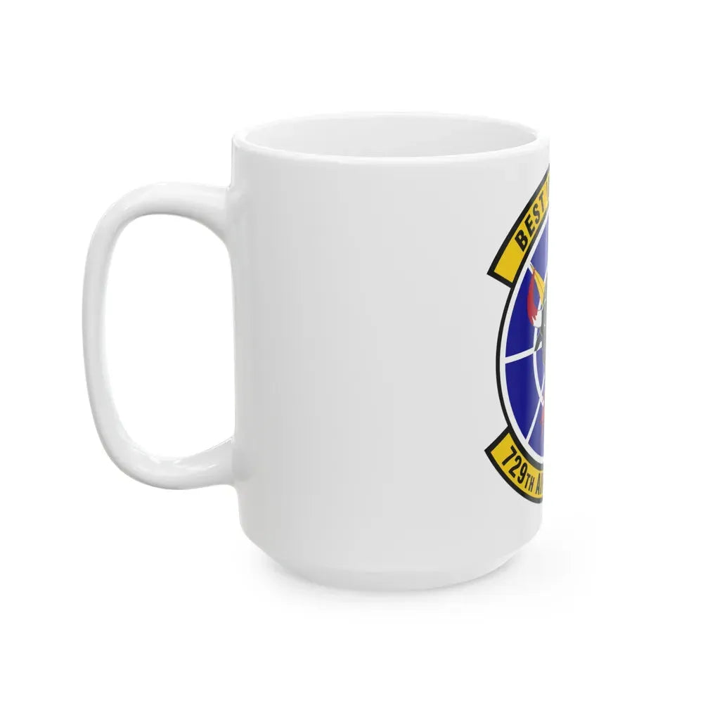 729 Air Control Squadron ACC (U.S. Air Force) White Coffee Mug - Go Mug Yourself