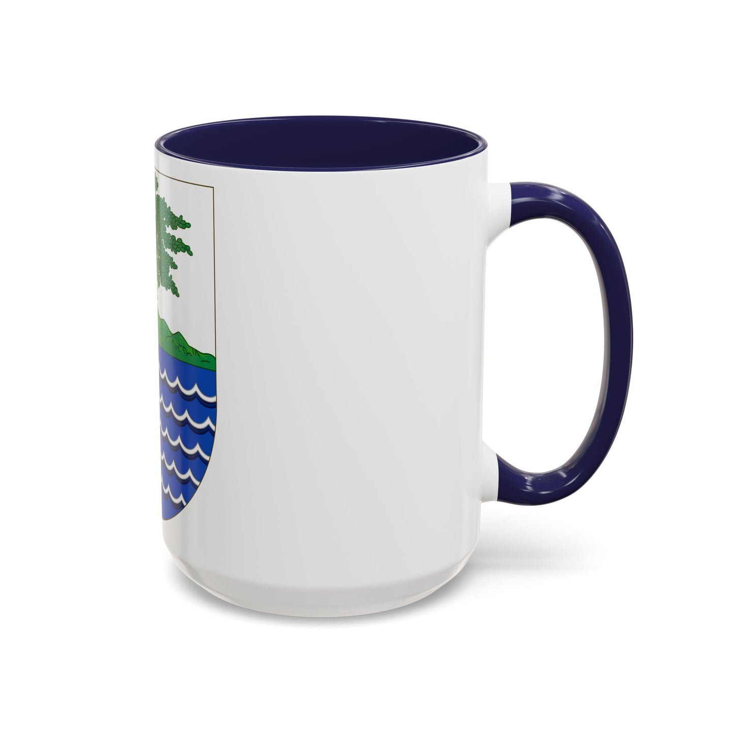 Coat of Arms of the Portuguese and Spanish Guinea - Accent Coffee Mug