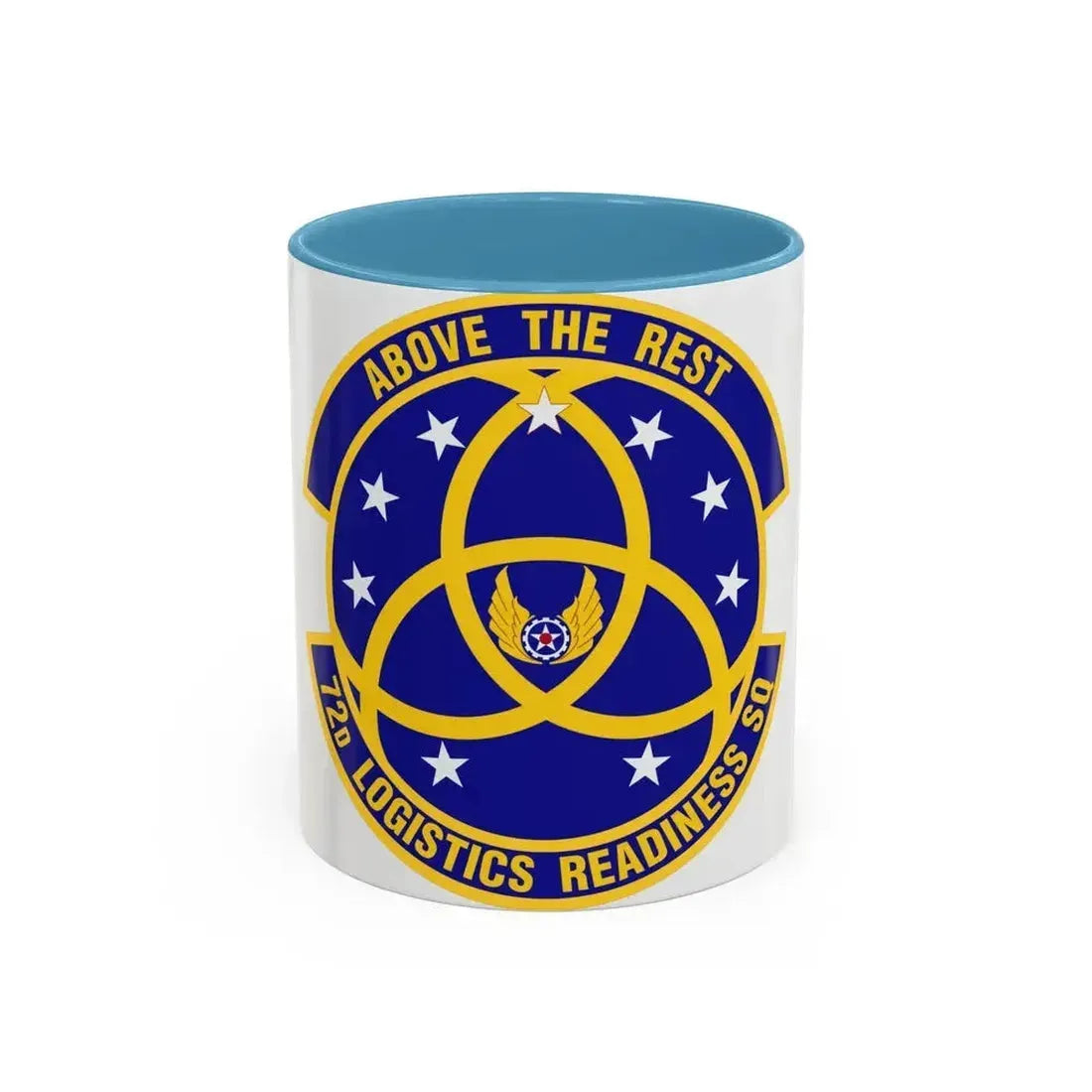72nd Logistics Readiness Squadron (U.S. Air Force) Accent Coffee Mug 11oz Light Blue - Go Mug Yourself