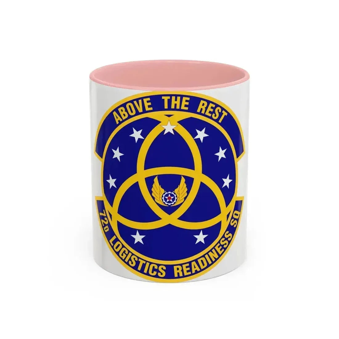 72nd Logistics Readiness Squadron (U.S. Air Force) Accent Coffee Mug 11oz Pink - Go Mug Yourself