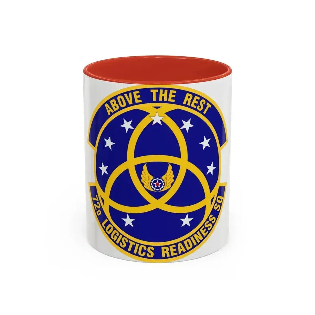 72nd Logistics Readiness Squadron (U.S. Air Force) Accent Coffee Mug 11oz Red - Go Mug Yourself