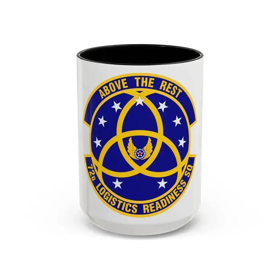 72nd Logistics Readiness Squadron (U.S. Air Force) Accent Coffee Mug 15oz Black - Go Mug Yourself