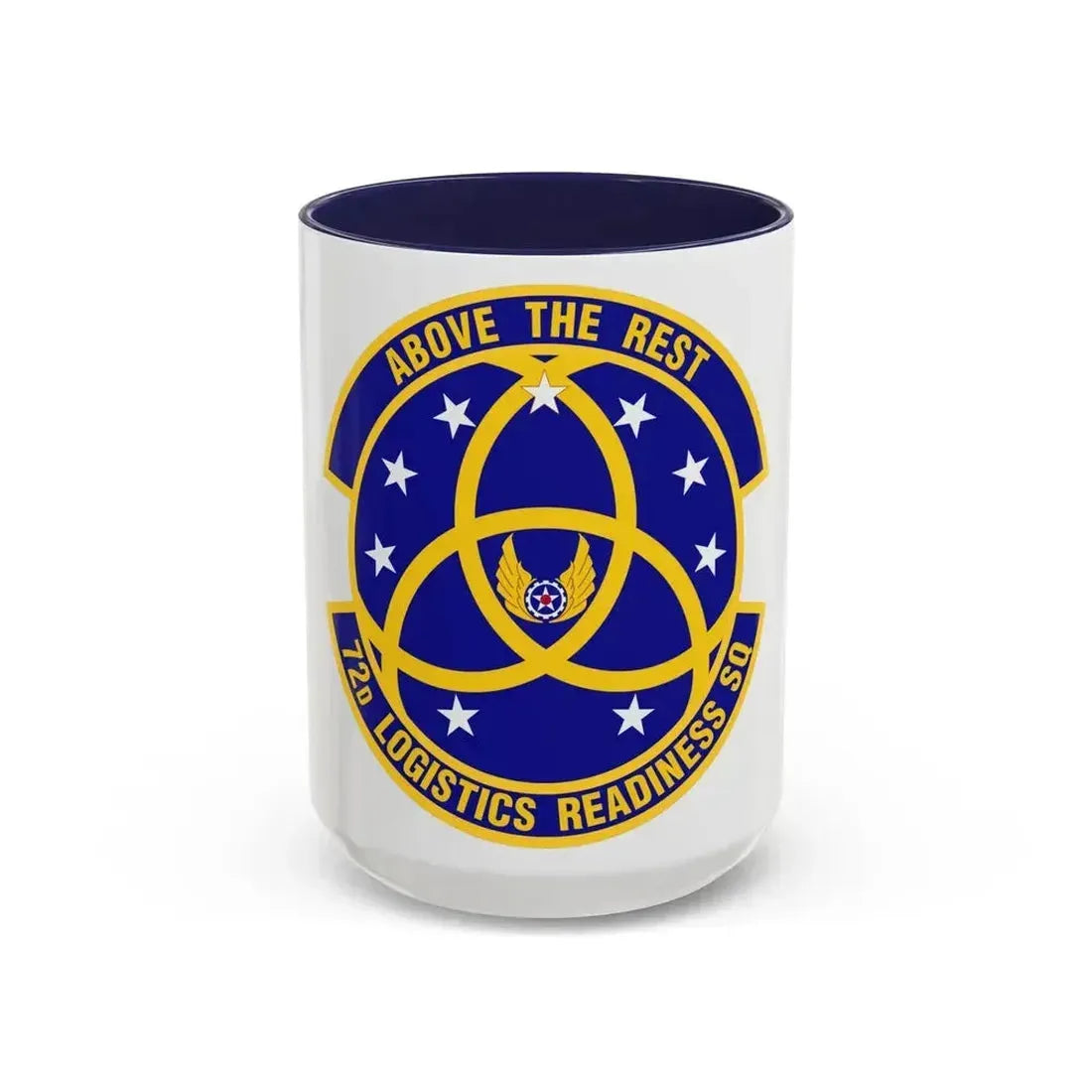 72nd Logistics Readiness Squadron (U.S. Air Force) Accent Coffee Mug 15oz Navy - Go Mug Yourself