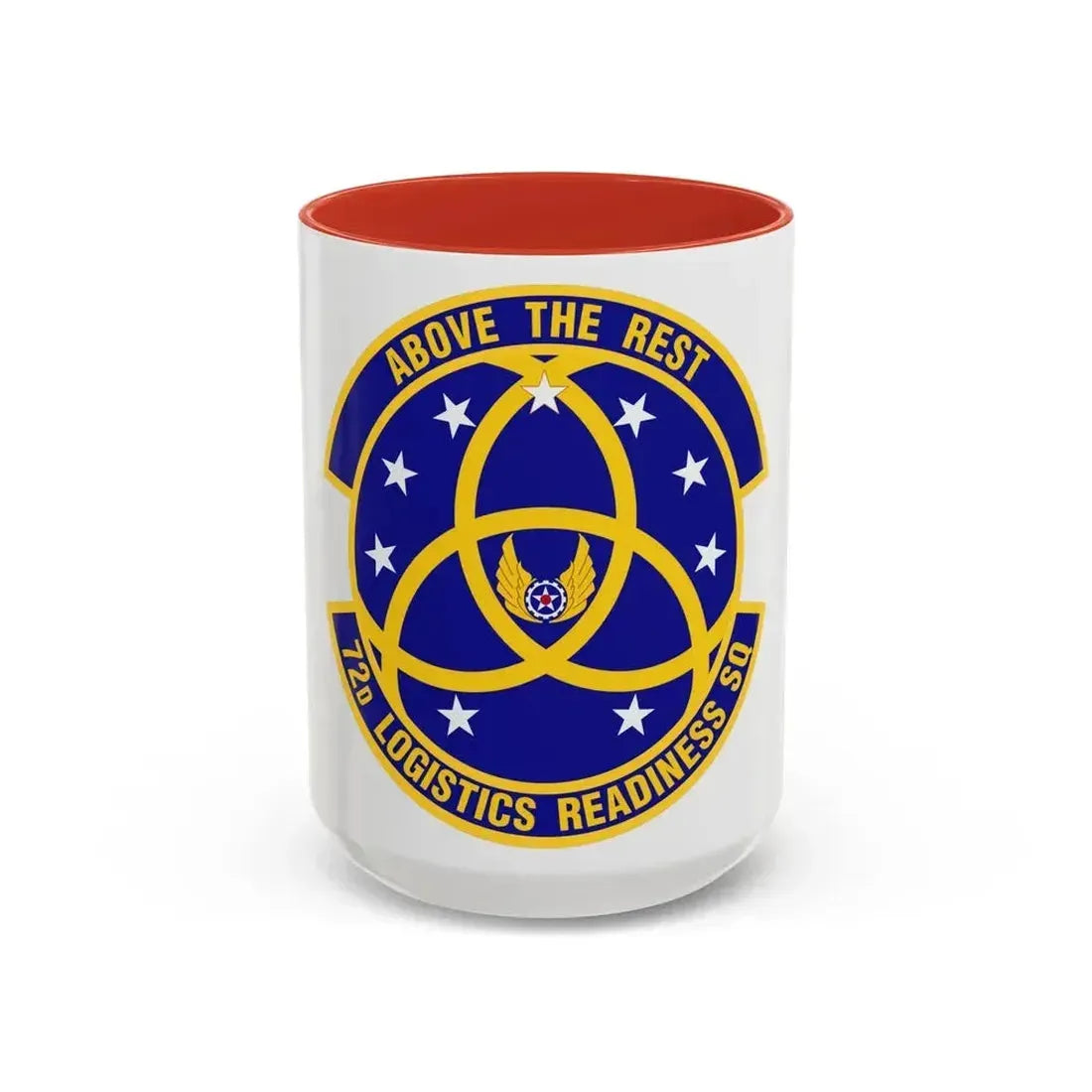 72nd Logistics Readiness Squadron (U.S. Air Force) Accent Coffee Mug 15oz Red - Go Mug Yourself