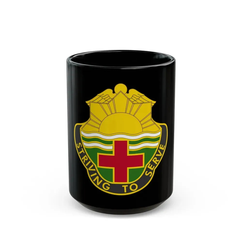 73 Field Hospital (U.S. Army) Black Coffee Mug 15oz - Go Mug Yourself