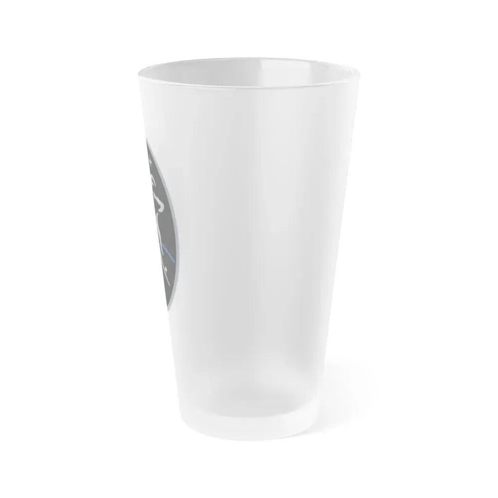 73 Intelligence, Surveillance, and Reconnaissance Squadron (U.S. Space Force) Frosted Pint Glass 16oz - Go Mug Yourself